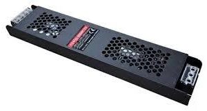 FONTE SLIM 12V CAPA PRETA 50A (PARA PERFIL)