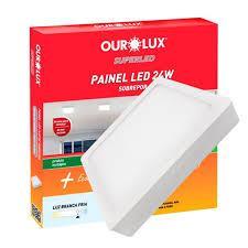 Painel 30x30 SOB ABS QUADRADO 24w 6500K OUROLUX 28x28