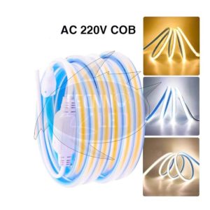 FITA LED COB 220V 10M 6500K IP44 320leds