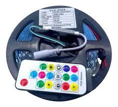 FITA LED RGB 2811 60D - IP65 12V 5M DIGITAL CENTRAL E CONTROLE MEGA