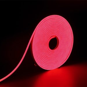 FITA LED NEON VERMELHO 12V ROLO 5M