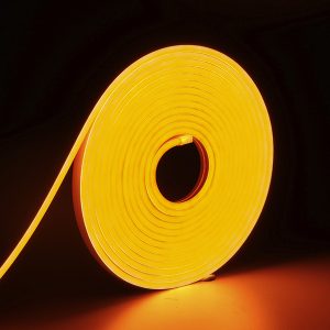 FITA LED NEON LARANJA 12V ROLO 5M