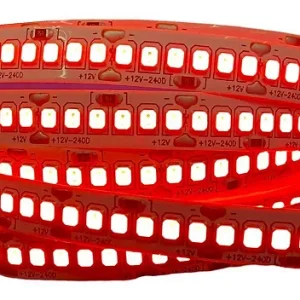 FITA LED ALTA POTENCIA 240 LED 5 MT VERMELHO 3528 12V 5M