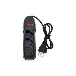 FILTRO DE LINHA 3 TOMADAS - 2P+T 10A