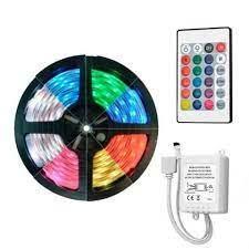 FITA LED 5050 RGB C CENTRAL E CONTROLE 5MT SILICONADA