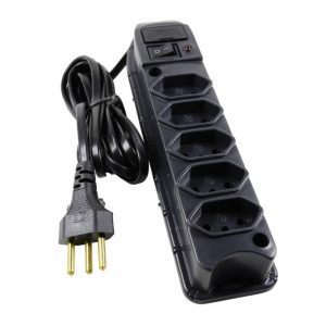 FILTRO DE LINHA 5 TOMADAS - 2P+T 10A