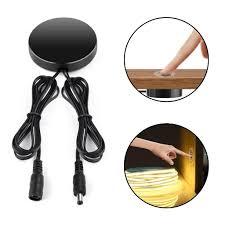 INTERRUPTOR TOUCH REDONDO DIMMER P FITA LED 12V PARA MADEIRA