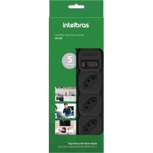PROTETOR ELETRÔNICO BIVOLT EPE 205 PRETO INTELBRAS