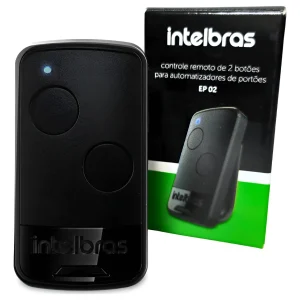 CONTROLE REMOTO DE 2 BOTÕES PARA AUTOMATIZADORES DE PORTÕES EP02 INTELBRAS