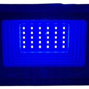 REFLETOR LED 100WTS AZUL MGC