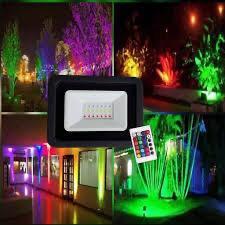 REFLETOR RGB 20W C/ CONTROLE
