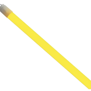 TUBO LED AMARELO 18WTS 1,20M LIGAÇÃO 2 LADOS