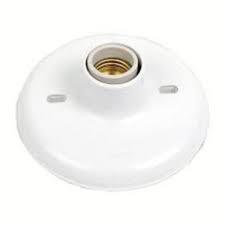 PLAFON BOCAL LOUÇA E-27 BRANCO