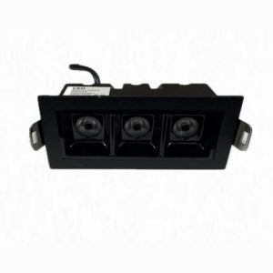 SPOT PICCO 3 PONTOS 6WTS PRETO 3000K ALUMINIO