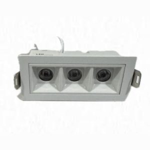 SPOT PICCO 3 PONTOS 6WTS BRANCO 3000K ALUMINIO