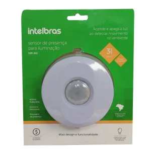 SENSOR DE PRESENÇA PARA ILUMINAÇÃO EPSI 360 BRANCO INTELBRAS