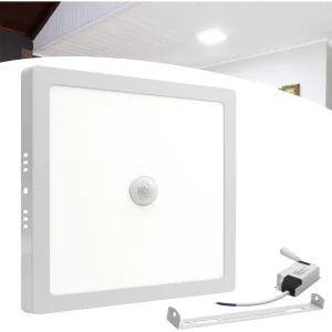 PAINEL LED C SENSOR PRESENÇA 25W 30X30 QD 6000k