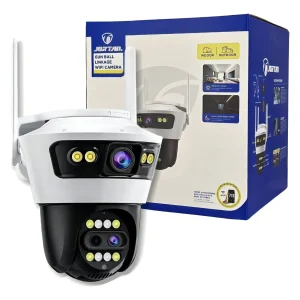 CAMERA ROBÔ INTELIGENTE 2 CAMERAS WIFI IP66 E28- 2